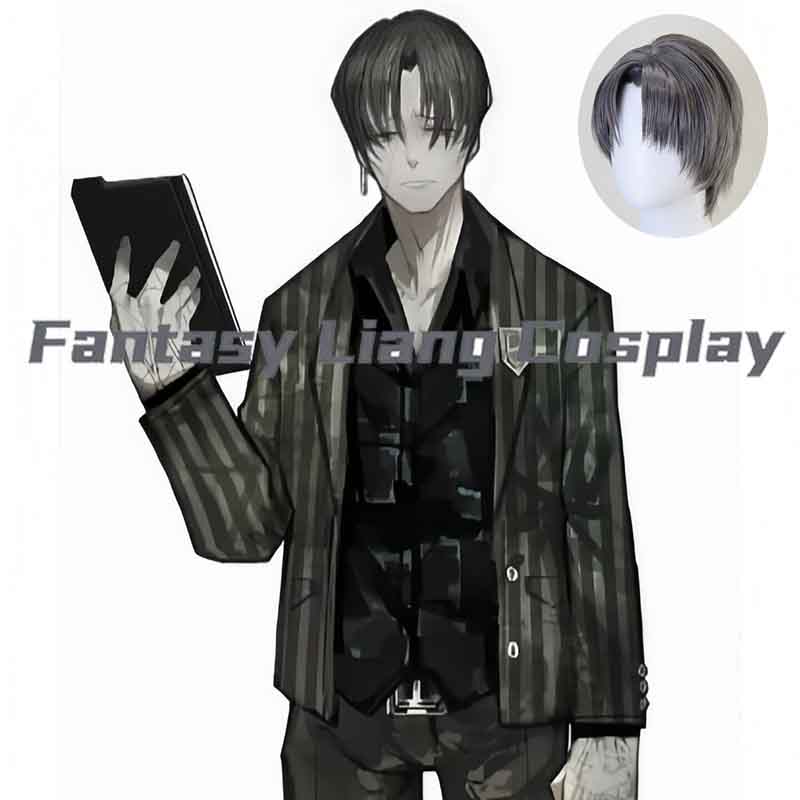 Men'S Accessories Japan - Anime Limbus Company Virgil Cosplay Perücke