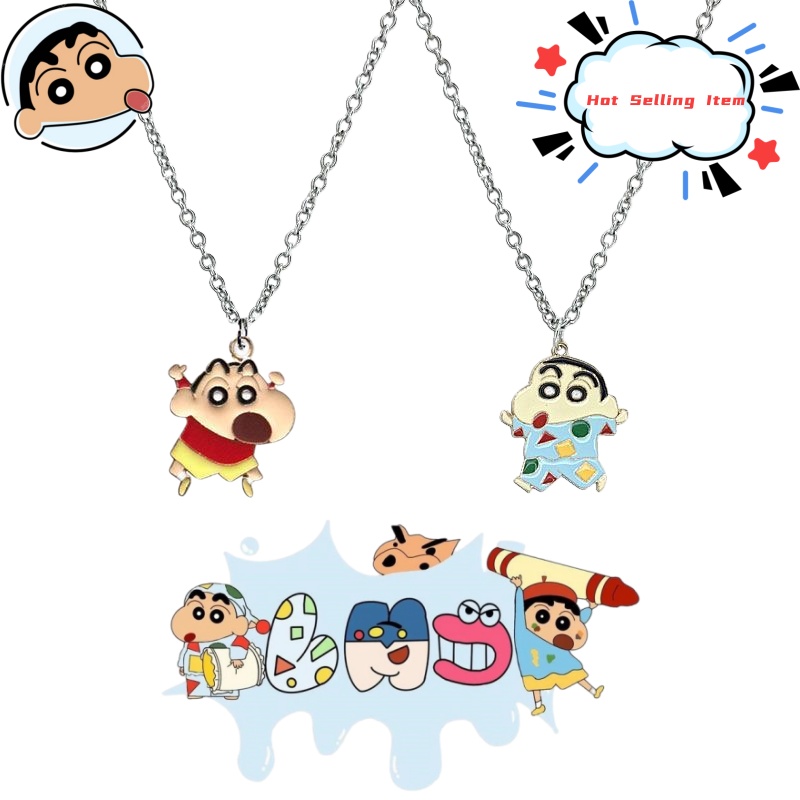 Mens Accessories Style - Crayon Shin-chan Cartoon-Halskette im niedlichen japanischen