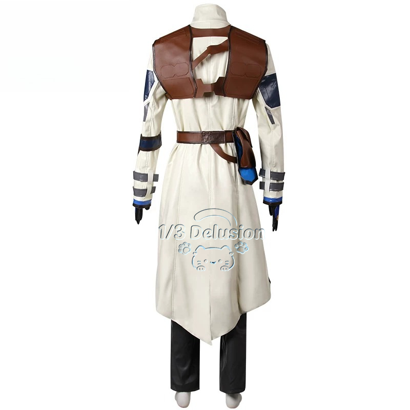 Mens Accessories Style - Valorant Cypher Zero Cosplay-Kostüm Komplettset Informationsagent