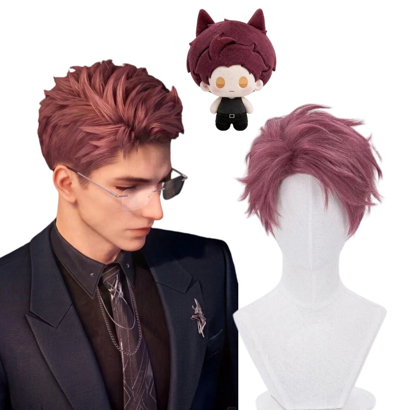Men Accessories For Suit - Valko Perücke Game Love and Deepspace
