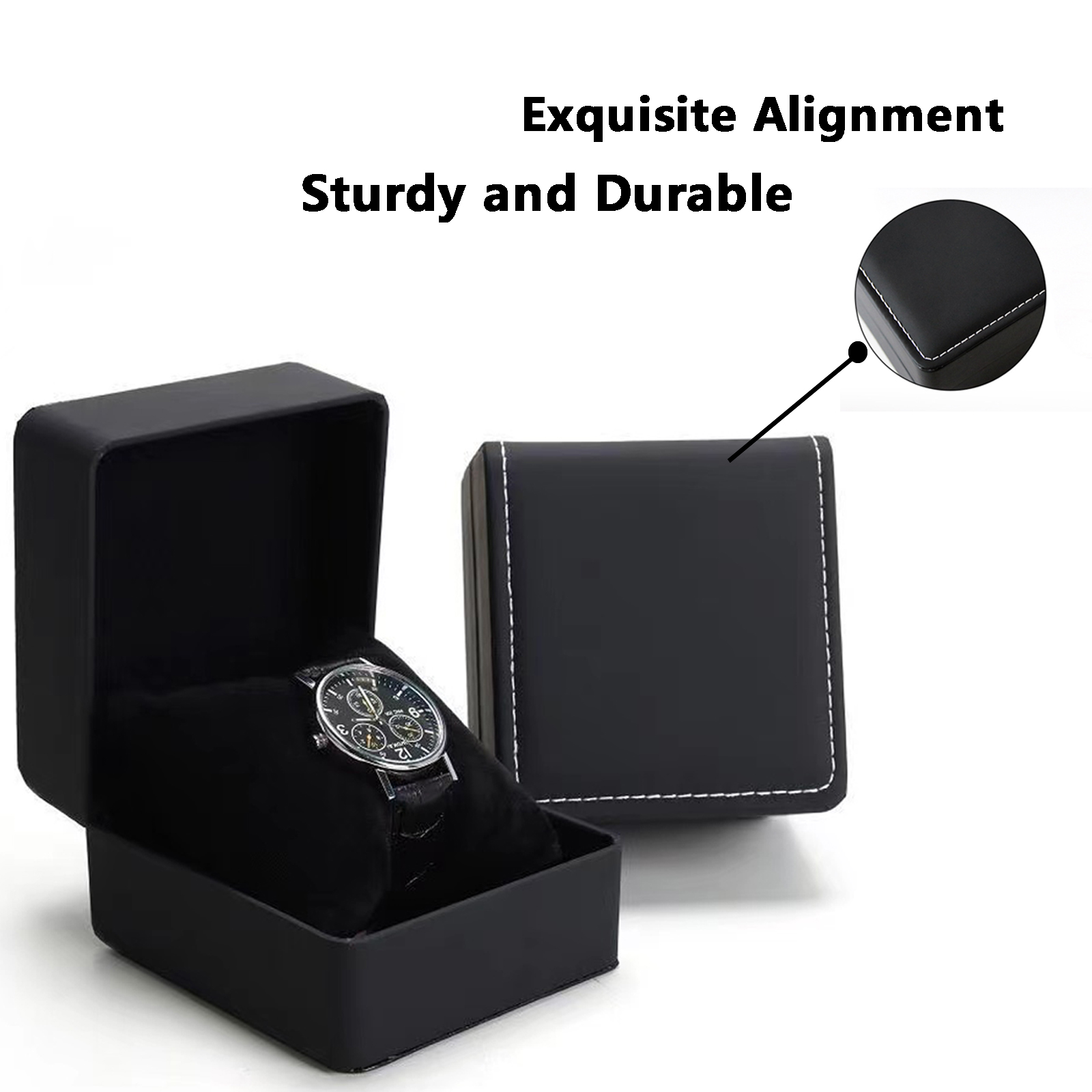 Lnofxas Schwarze Einzeluhr-Ges – Men Accessories Organiser Bewertung und Preis