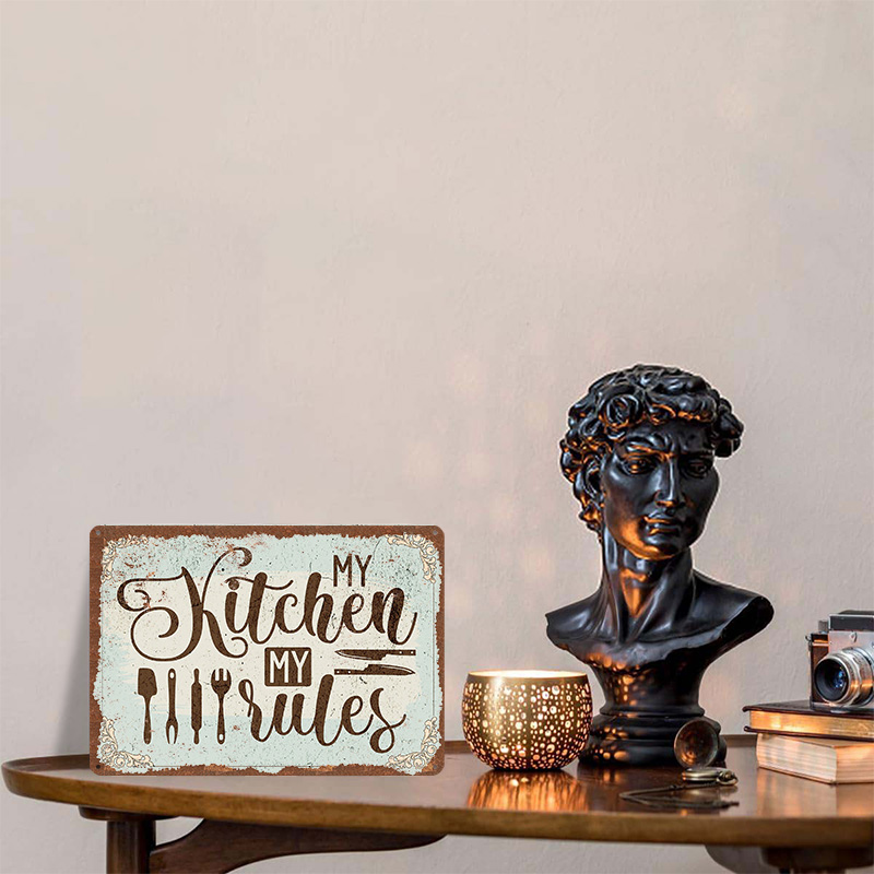 My Kitchen My Rules Schild, Me – Men Accessories Rule Bewertung und Preis