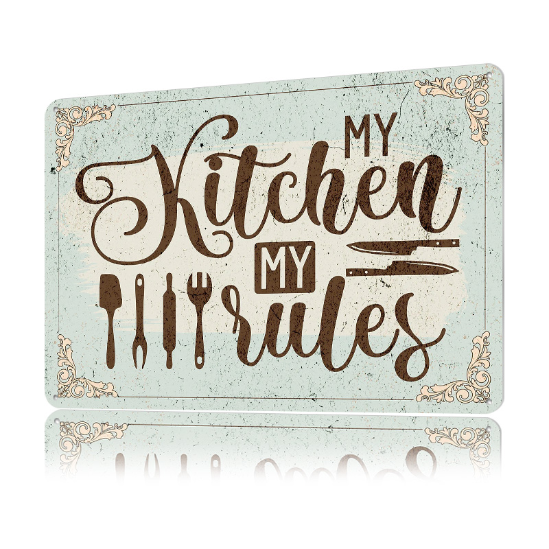 My Kitchen My Rules Schild, Me – Men Accessories Rule Bewertung und Preis