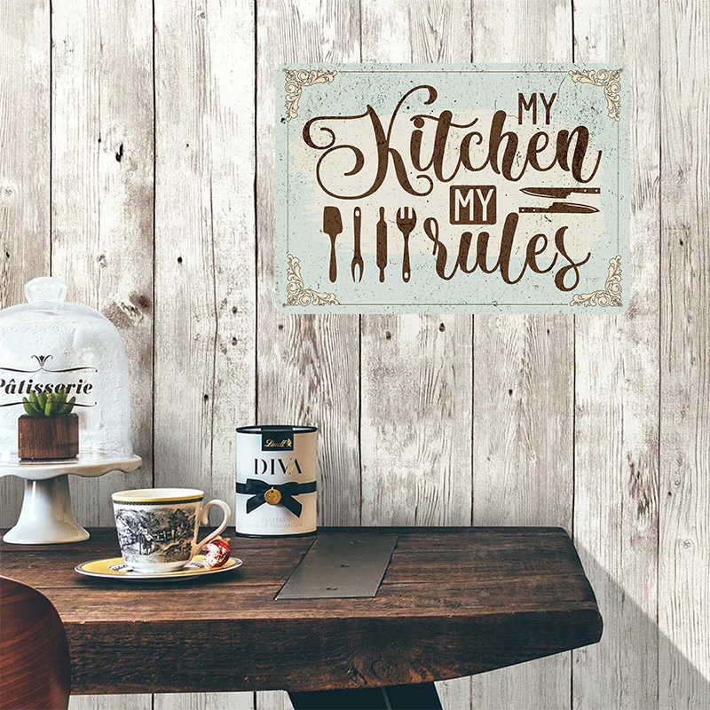 My Kitchen My Rules Schild, Me – Men Accessories Rule Bewertung und Preis