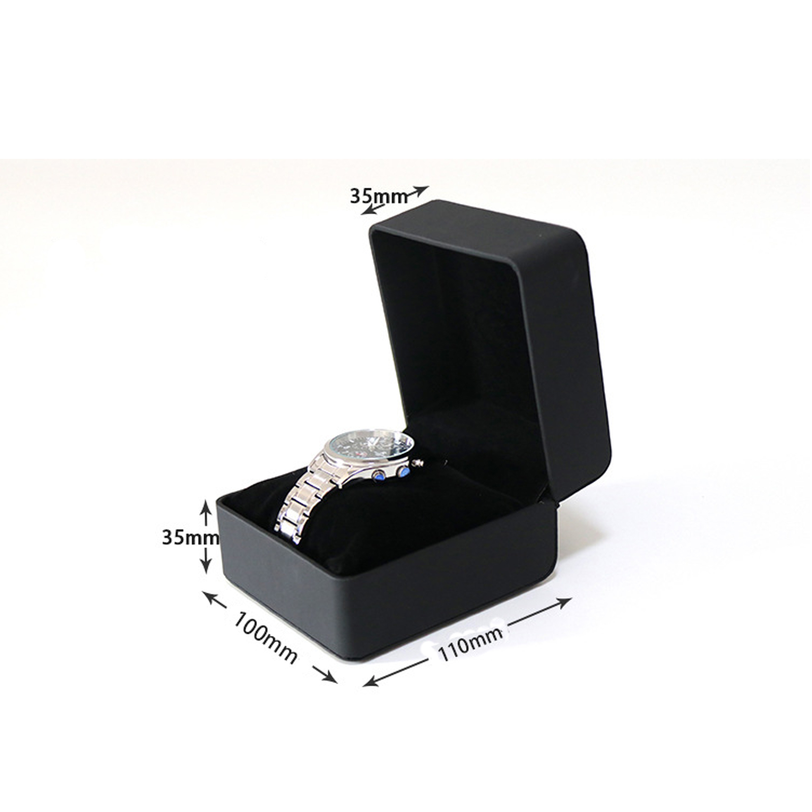 Lnofxas Schwarze Einzeluhr-Ges – Men Accessories Organiser Bewertung und Preis