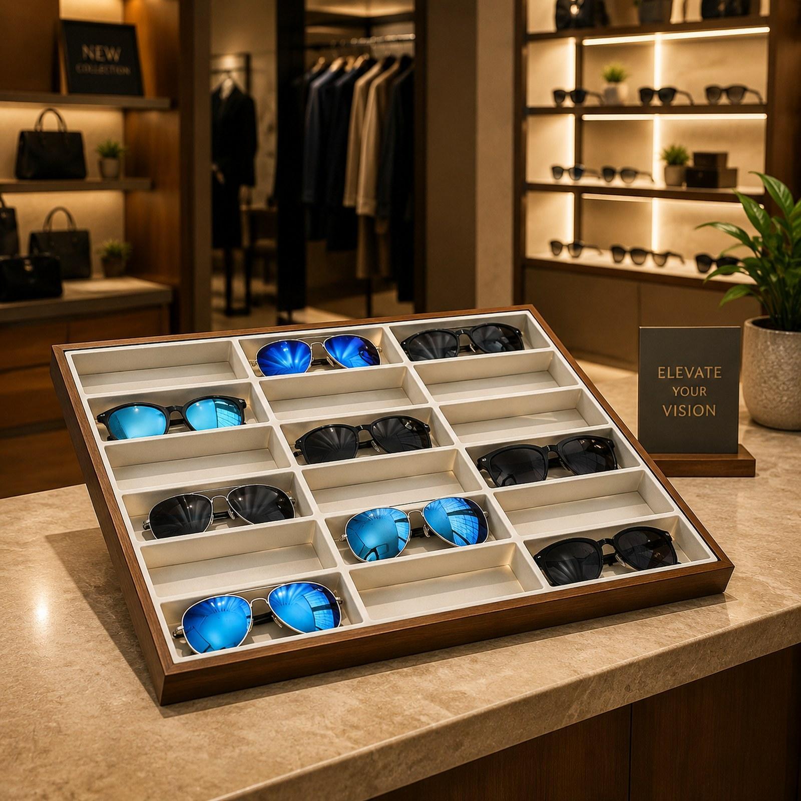 Brillen-Präsentationstablett,  – Men'S Accessories Tray Bewertung und Preis