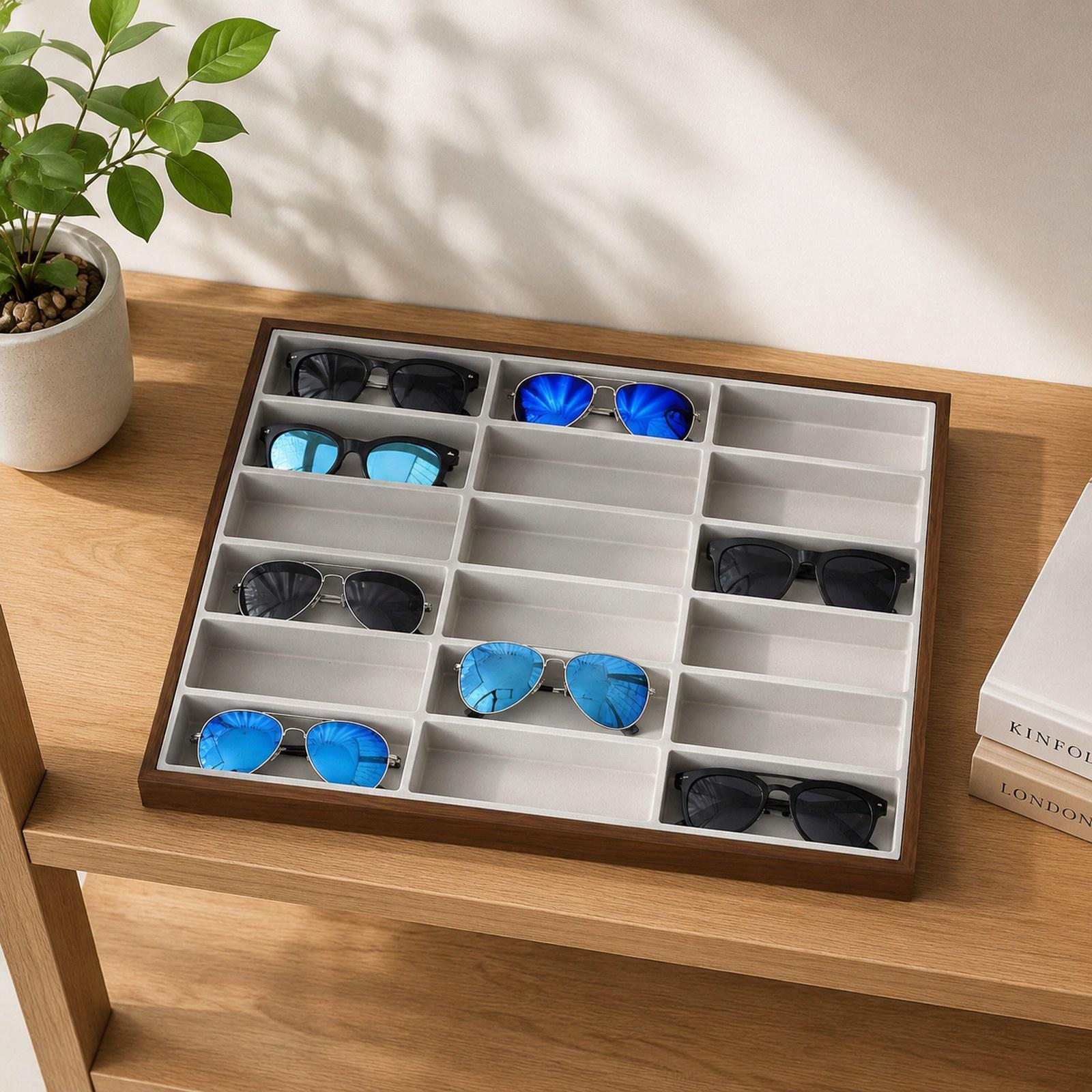 Brillen-Präsentationstablett,  – Men'S Accessories Tray Bewertung und Preis