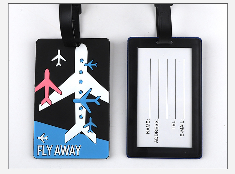 1pc Cartoon Tier PVC Gepäck Ta – Men Accessories Name Bewertung und Preis