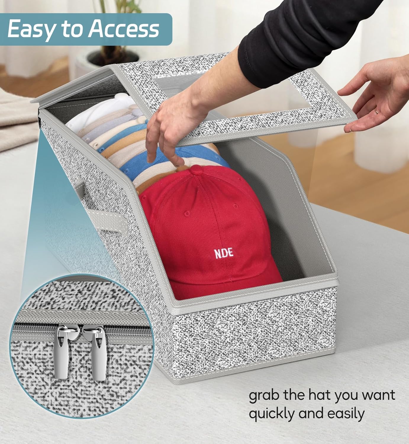 AOODA 2 Stück stapelbare Hut-A – Men Accessories Organiser Bewertung und Preis
