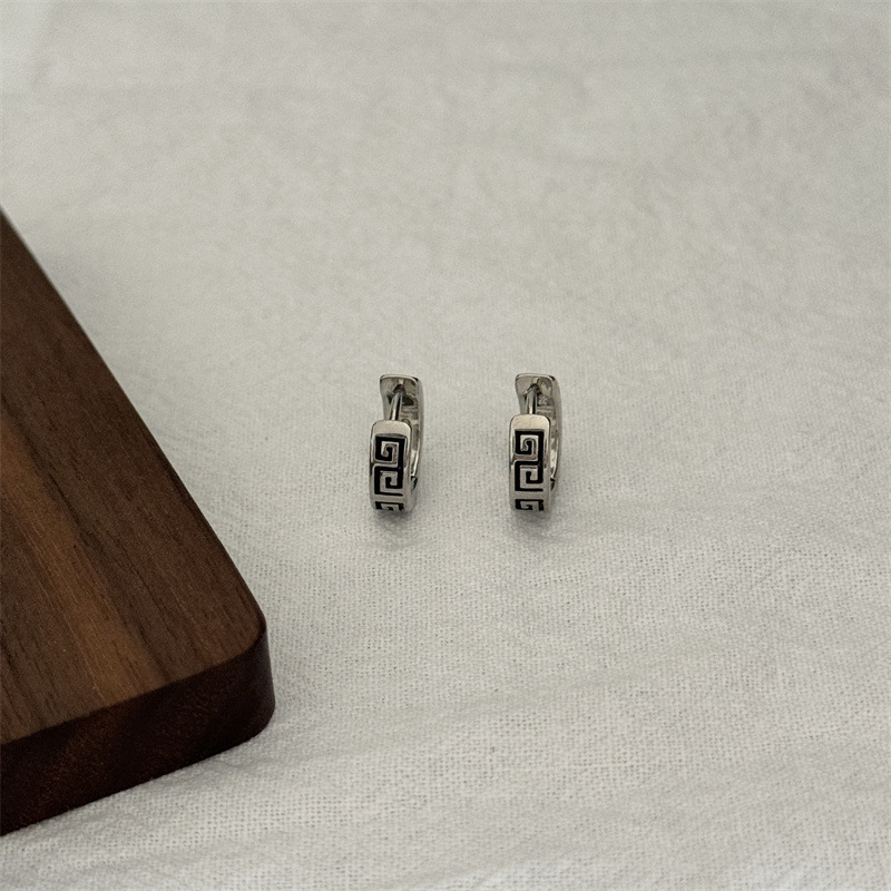Modische Silberohrringe im kor – Men'S Accessories High End Bewertung und Preis