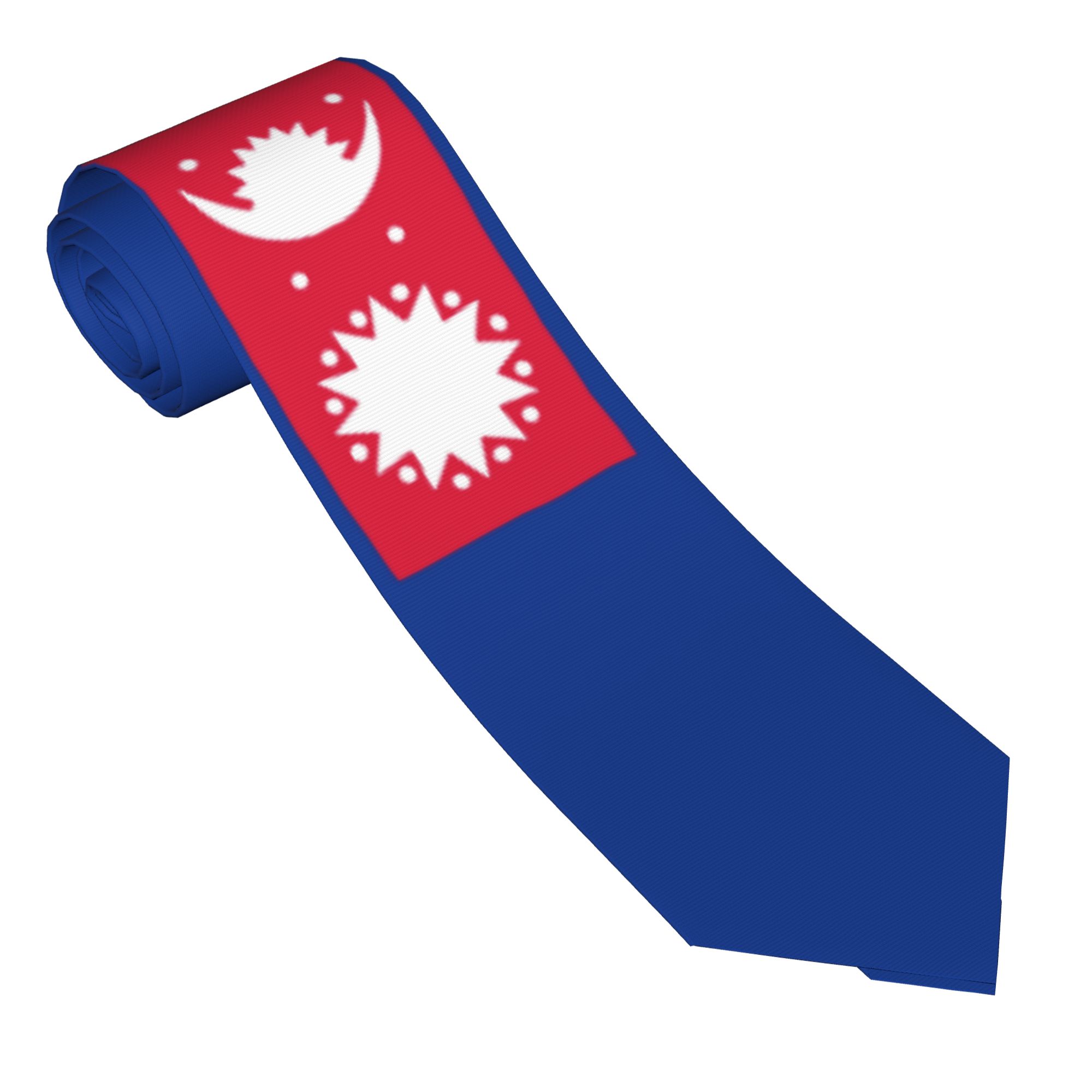 Nepal Nationalflagge Krawatte  – Men Accessories Nepal Bewertung und Preis