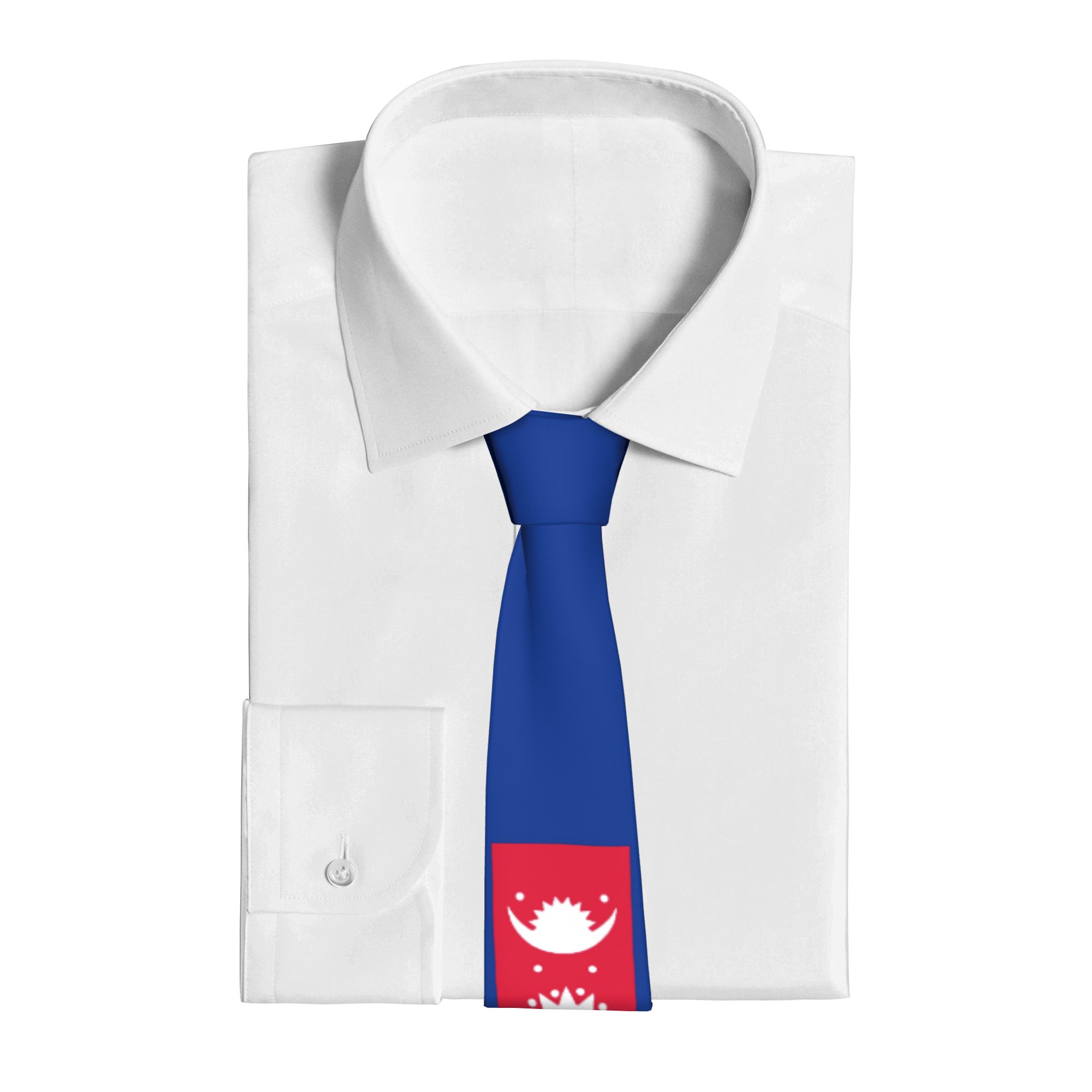 Nepal Nationalflagge Krawatte  – Men Accessories Nepal Bewertung und Preis