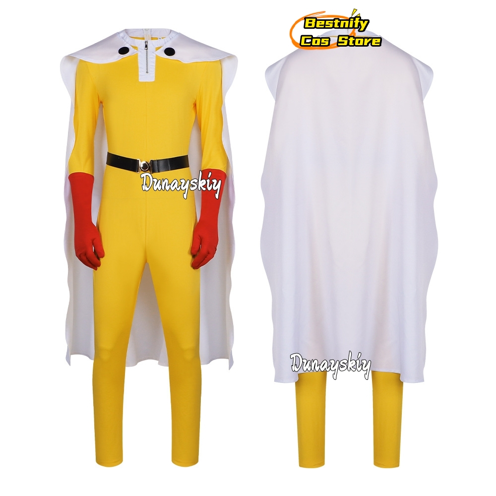 Saitama MAN Cosplay Jumpsuit K – Men'S Accessories Japan Bewertung und Preis